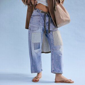 We The Free Moxie Pull-On Barrel Jeans - size 26